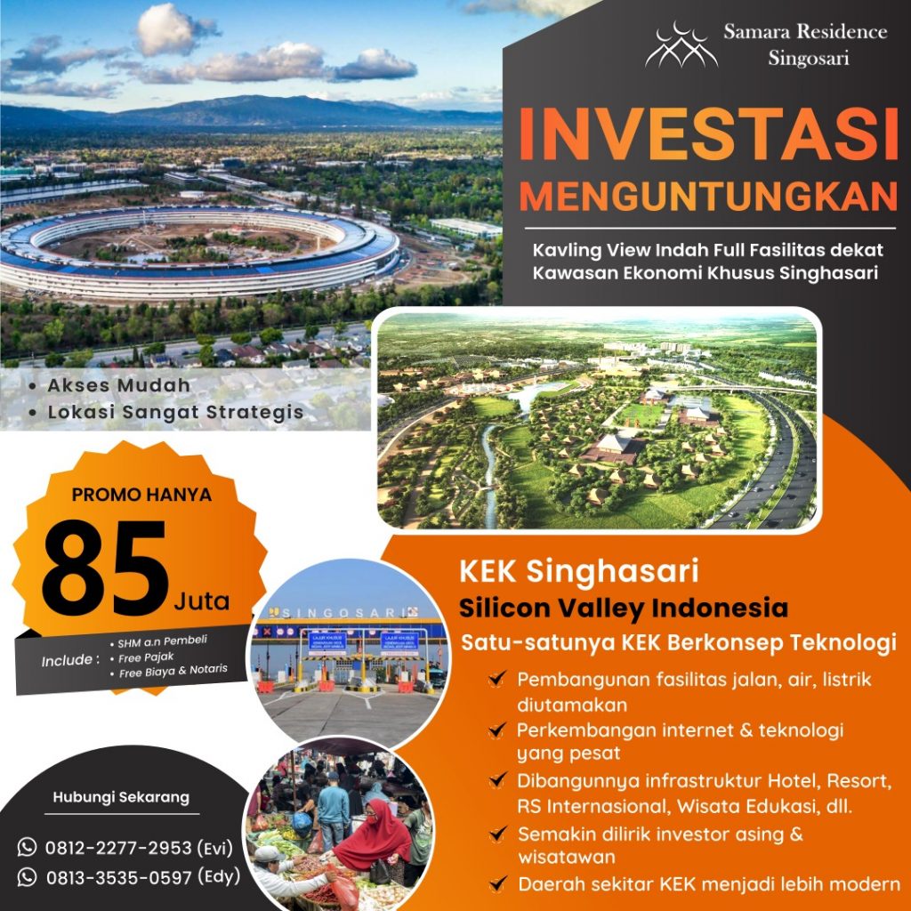 promo-kavling-strategis-siap-bangun-lokasi-Kawasan Ekonomi Khusus-malang-samara-residence-singosari